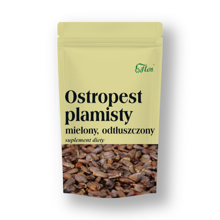 Flos, Ostropest plamisty mielony, odtłuszczony, 100 g - zdjęcie produktu