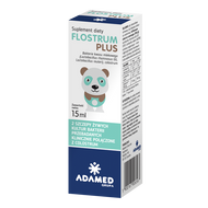 Flostrum Plus, bakterie kwasu mlekowego + colostrum, krople, 15 ml