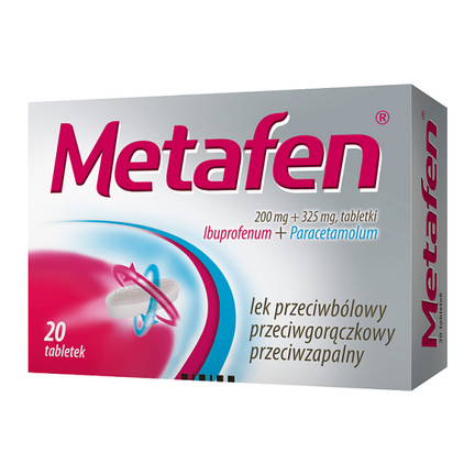 Metafen, 20 tabletek - PRODUKT LECZNICZY NIEREFUNDOWANY OTC