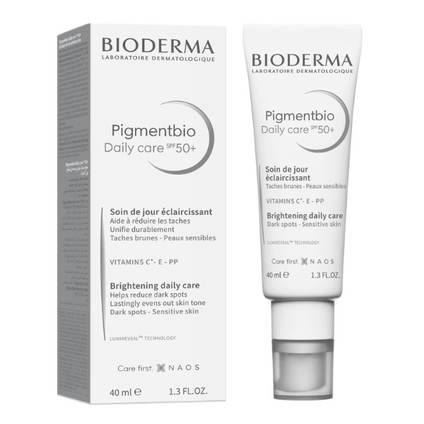 BIODERMA Bioderma Pigmentbio Daily Care SPF 50+, krem na dzień o działaniu rozświetlającym, 40 ml — Inhaltsstoffe i ocena