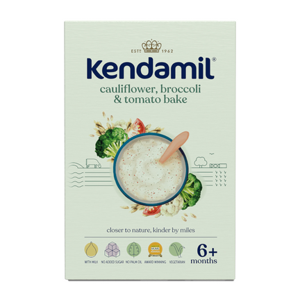 Kendamil kaszka mleczna z kalafiorem i brokułem, 150 g - zdjęcie produktu