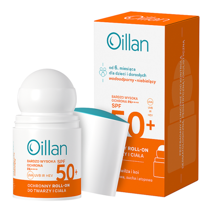 OCEANIC Oillan Sun, roll-on do twarzy i ciała, 50 ml — Inhaltsstoffe i ocena