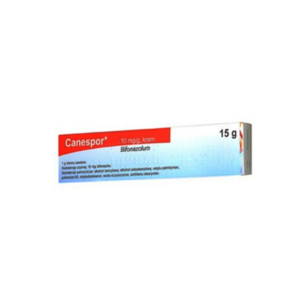 Canespor 10 mg/g (1%), krem,15 g (import równoległy) - zdjęcie produktu