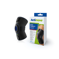 Actimove Orteza stawu kolanowego z odsłoniętą rzepką, regulowana, czarna, r. uniwersalny