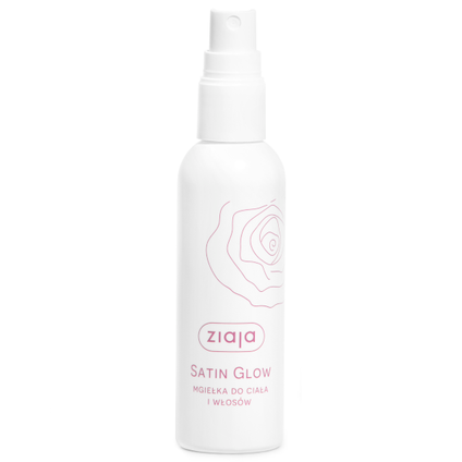 ZIAJA Ziaja Satin Glow, mgiełka do ciała i włosów, 90 ml