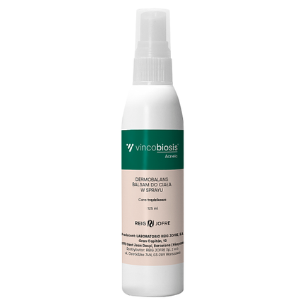 Vincobiosis Acneic Dermobalans, balsam do ciała w sprayu, 125 ml - KOSMETYK