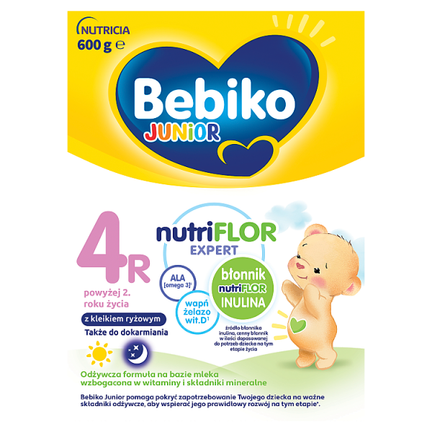 Bebiko Junior 4R Mleko modyfikowane dla dzieci powyżej 2. roku życia, 600 g - zdjęcie produktu