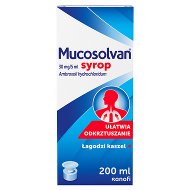 Mucosolvan syrop 0,03 g/5 ml, 200 ml