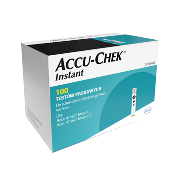 Paski testowe Accu-Chek Instant, 100 sztuk