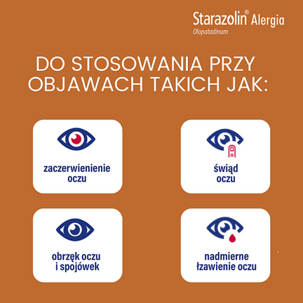 Starazolin Alergia 1 mg/ml, krople do oczu, 5 ml - KROPLE