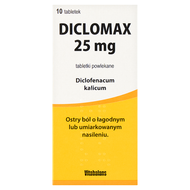 Diclomax 25 mg, 10 tabletek powlekanych
