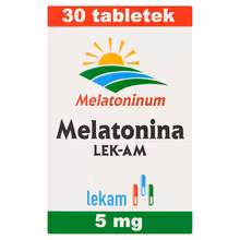Melatonina LEK-AM 5 mg, 30 tabletek