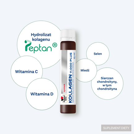 Doppelherz system KOLLAGEN 11.000 PLUS, 30 ampułek - 4009932575439