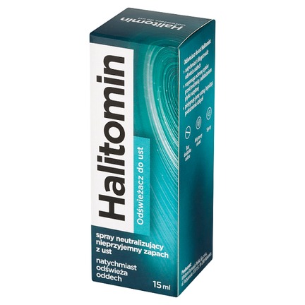 Halitomin odświeżacz do ust, spray, 15 ml - KOSMETYK