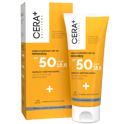 SYNOPTIS PHARMA CERA+ krem ochronny SPF 50 mineralny, 50 ml