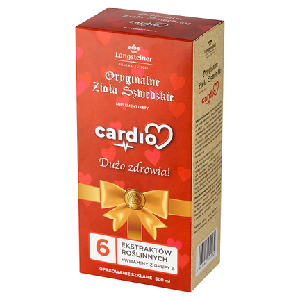 Zioła Szwedzkie Cardio, płyn, 500 ml - 5901448251182