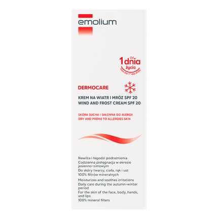 Emolium Dermocare, krem nawilżający, 75 ml - KOSMETYK