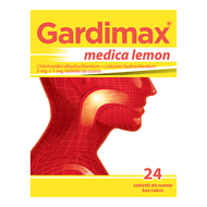 Gardimax Medica Lemon, 5 mg +1 mg, 24 tabletki do ssania