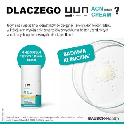 Yun Acn Repair krem probiotyczny do twarzy, 50 ml