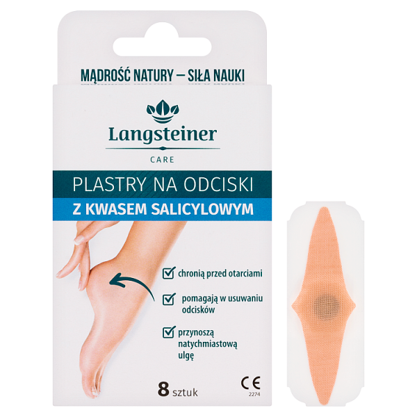 Langsteiner, plastry na odciski, 8 sztuk