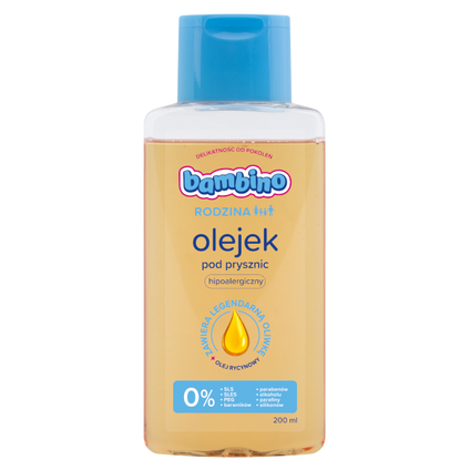 NIVEA Bambino Rodzina, Öl für die Dusche, 200 ml — Inhaltsstoffe und Bewertung