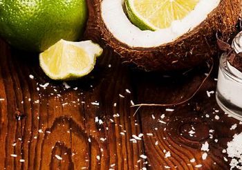 Peeling z limonki i kokosa