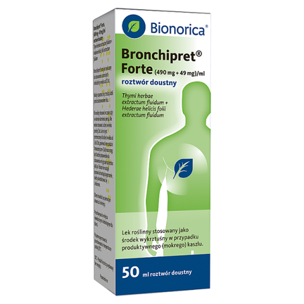 Bronchipret Forte, roztwór doustny, 50 ml - PRODUKT LECZNICZY NIEREFUNDOWANY OTC