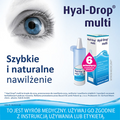 Hyal-Drop Multi, nawilżające krople do oczu i soczewek, 10 ml - WYRÓB MEDYCZNY
