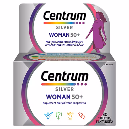Centrum ONA 50+ zestaw witamin i minerałów dla kobiet, 30 tabletek - zdjęcie produktu