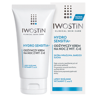 Iwostin Sensitia, krem odżywczy na noc z witaminami C+E, 50 ml