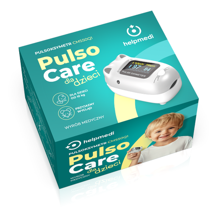 Helpmedi PulsoCare, pulsoksymetr dla dzieci Myszka, 1 sztuka - zdjęcie produktu