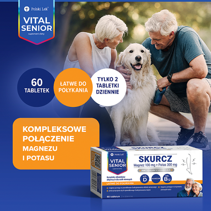 Vital Senior Skurcz, 60 tabletek - POLSKI LEK