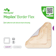 Opatrunek Mepilex Border Flex 7,5 cm x 7,5 cm x 1 cm