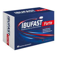 Ibufast Forte, 400 mg, 50 tabletek powlekanych