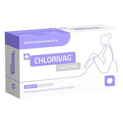 Chlorivag Kadefarm, 10 globulek dopochwowych - zdjęcie produktu