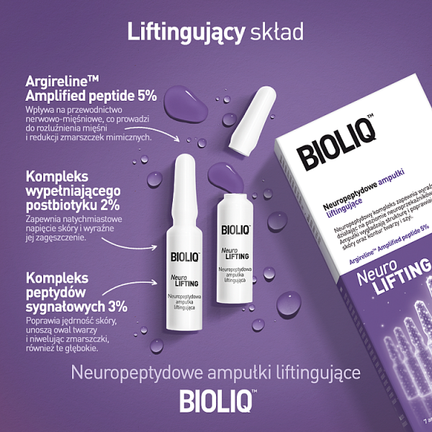 Bioliq Neuropeptydowe Ampułki Liftingujące, 7 ampułek