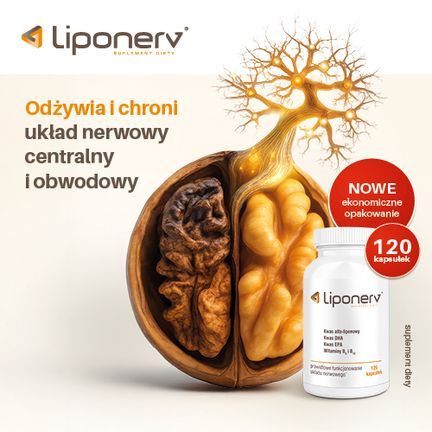 Liponerv, 120 kapsułek miękich - SUPLEMENT DIETY