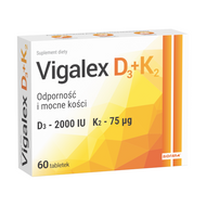 Vigalex D3+K2, 60 tabletek