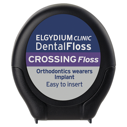 Elgydium Clinic Dental Floss Crossing Floss, nić dentystyczna, 30 sztuk - PRODUKT HIGIENICZNY