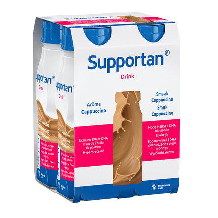 Supportan DRINK Cappuccino, 4 x 200 ml - zdjęcie produktu