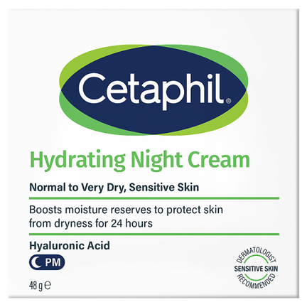 Cetaphil, krem nawilżający do twarzy na noc, 48 g - zdjęcie produktu