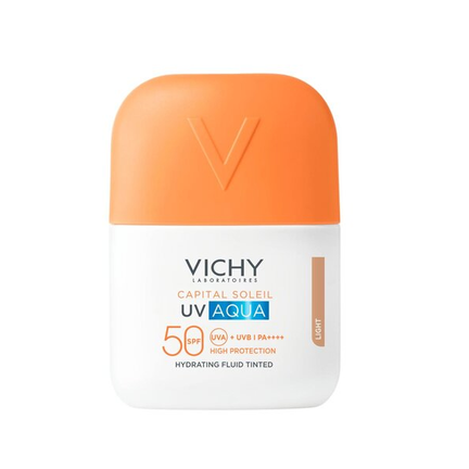 Vichy Capital Solei, UV Aqua fluid SPF 50, koloryzujący, 50 ml - zdjęcie produktu