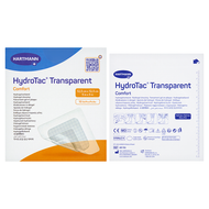 HydroTac Transparent Comfort, 12,5 cm x 12,5 cm, opatrunek hydrożelowy, 10 opatrunków
