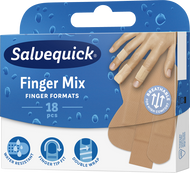 Salvequick Finger Mix, plastry na palce, 18 sztuk, 3 rozmiary
