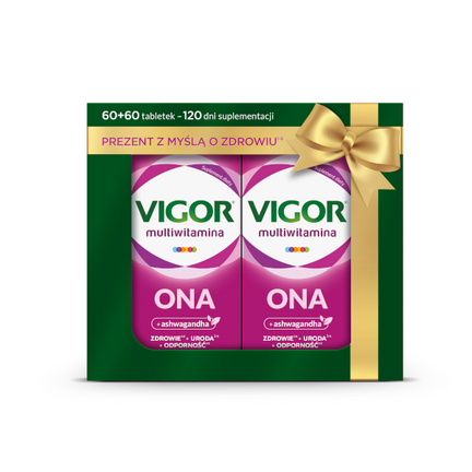 Vigor Multiwitamina ONA, 60 tabletek + 60 tabletek - zdjęcie produktu