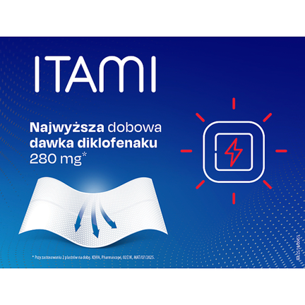Itami 140 mg, 10 plastrów - Apteline.pl