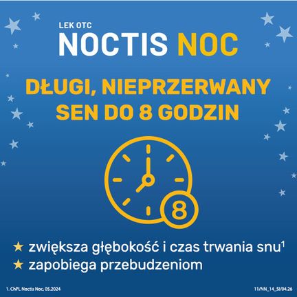 Noctis Noc 12,5 mg, 14 tabletek powlekanych - Układ nerwowy