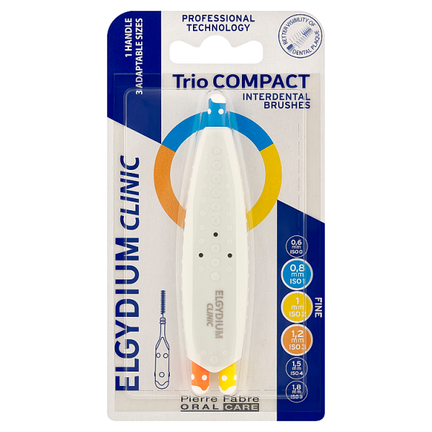 Elgydium Clinic Trio Compact 123, szczoteczki międzyzębowe - zdjęcie produktu