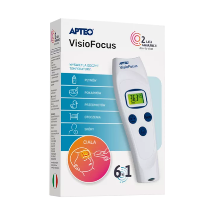 Termometr bezdotykowy Apteo VisioFocus, 1 sztuka - zdjęcie produktu