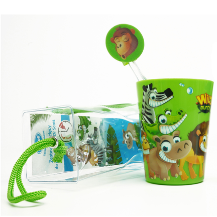 Dr Scott zestaw kubek+szczoteczka+osłonka - PRODUKT HIGIENICZNY